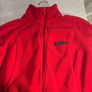 Columbia Red Fleece Jacket